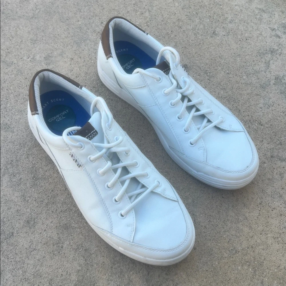 NUNN BUSH Kore City Walk Lace up Men's White Sneakers Size 10